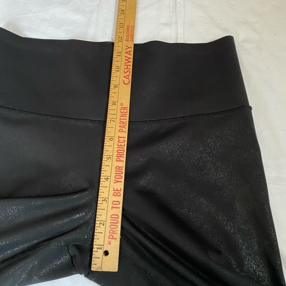 Knix Womens High Waisted Contour Leggings Black Shimmer Medium Edgy Athleisure - Picture 11 of 15